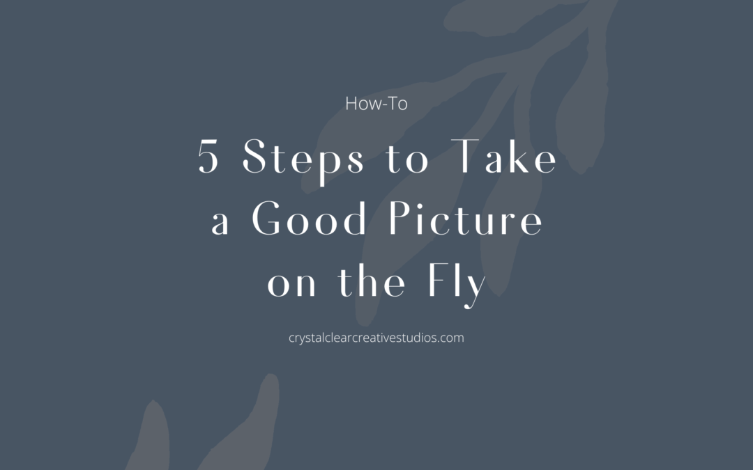 5 Steps to Take a Good Picture on the Fly