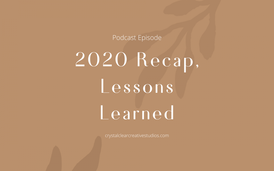 2020 Recap, Lessons Learned