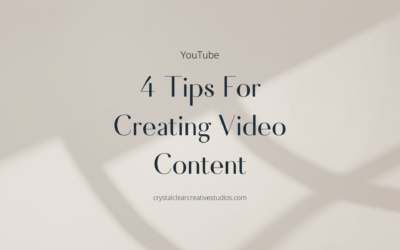 4 Tips for Creating Video Content