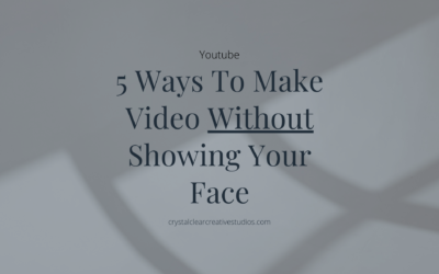 5 Ways To Make Video Without Showing Your Face